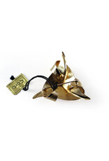 Coro Vintage Textured Ribbon Triangular Knot Brooch with Original Tag
