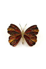 Marcel Boucher Vintage Enameled Butterfly Brooch