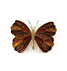 Marcel Boucher Vintage Enameled Butterfly Brooch
