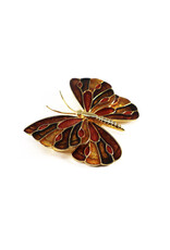 Marcel Boucher Vintage Enameled Butterfly Brooch