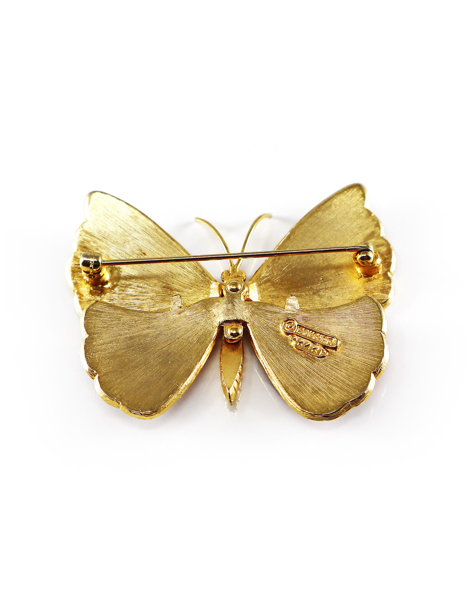 Marcel Boucher Vintage Enameled Butterfly Brooch