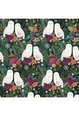 The Gift Wrap Company Snow Owls 9 ft Jumbo Roll Christmas Wrapping Paper