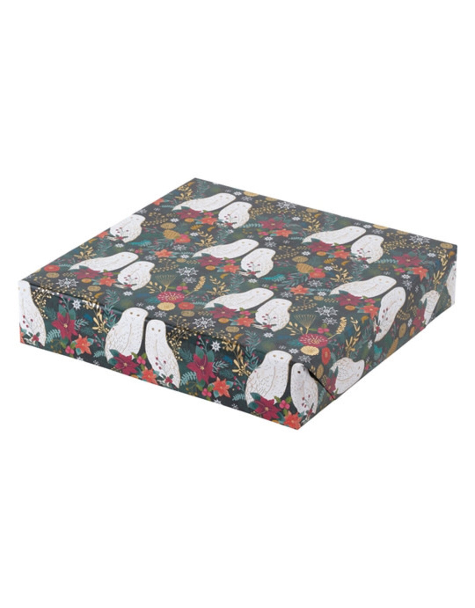 The Gift Wrap Company Snow Owls 9 ft Jumbo Roll Christmas Wrapping Paper