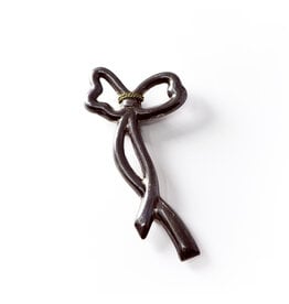 Large Ruffled Bow Taxco Heavy Hollow Sterling Brooch