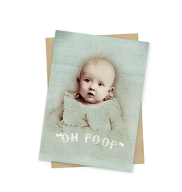 Papaya! Oh Poop Mini Notecard