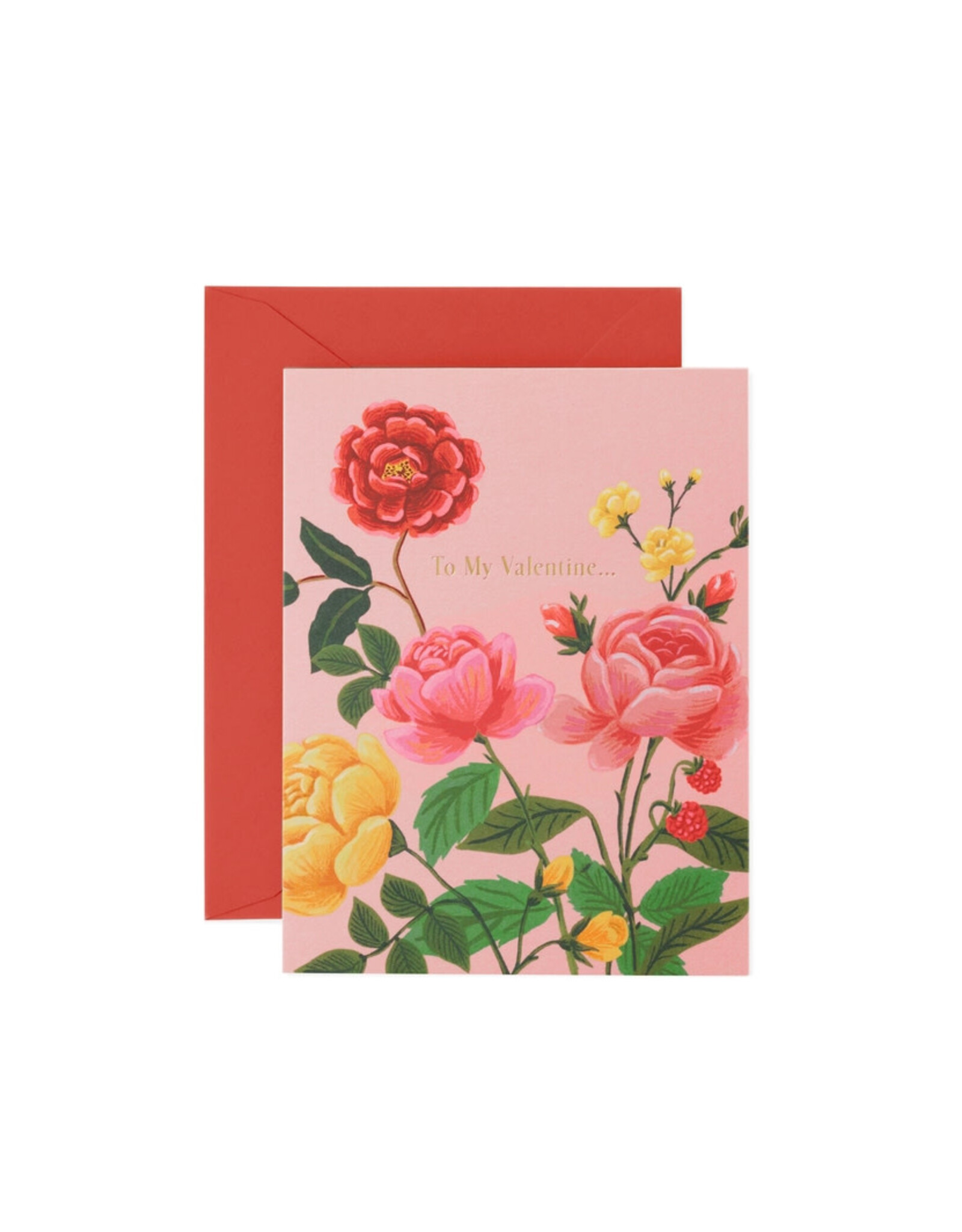 Rifle Paper Co. To My Valentine Valentine A2 Card  GCHV19