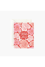 Botanica Paper Co. With Love Valentine's Day A2 Greeting Card  GCL253