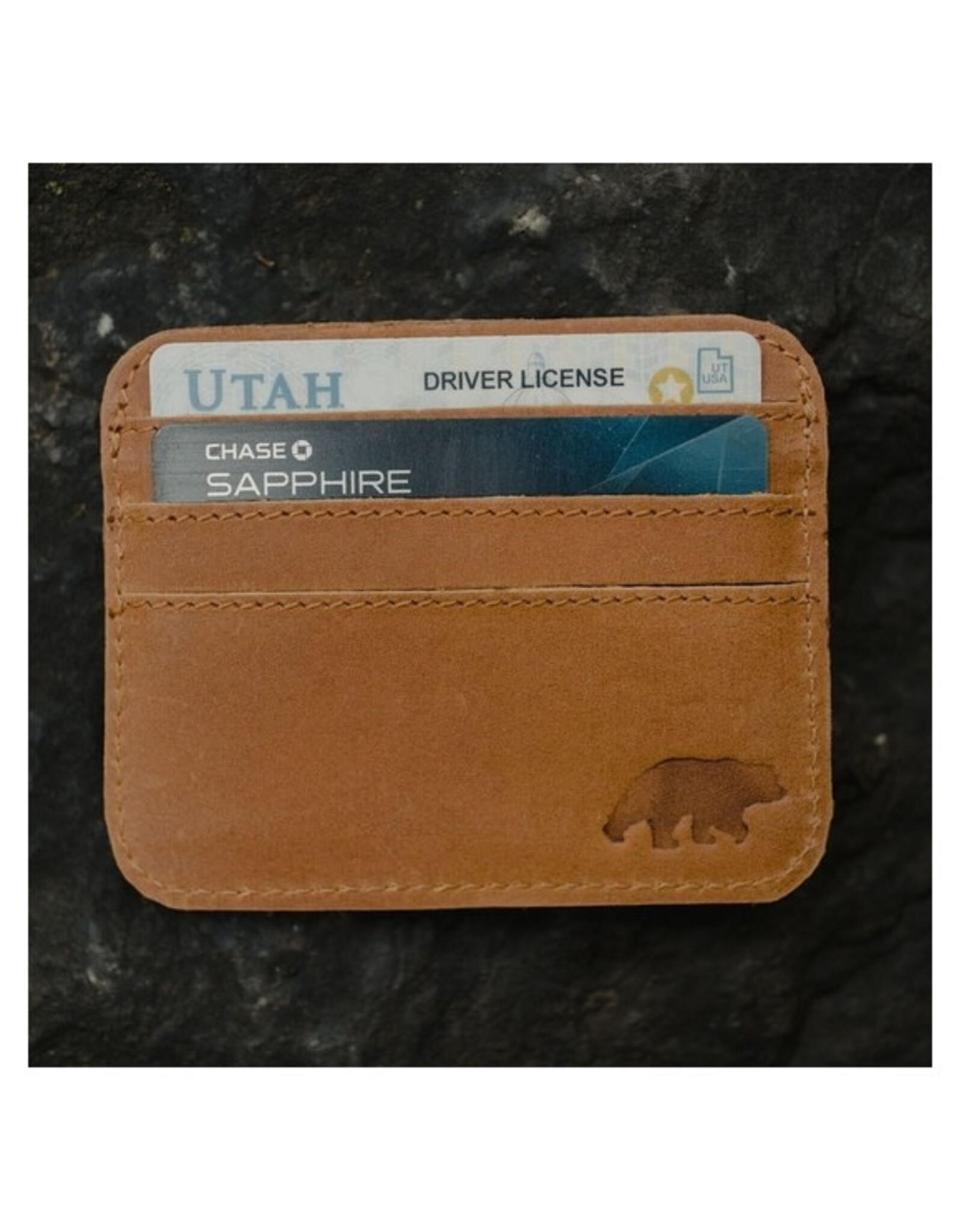 Kodiak Leather Co. Kenai Minimalist Wallet Tan