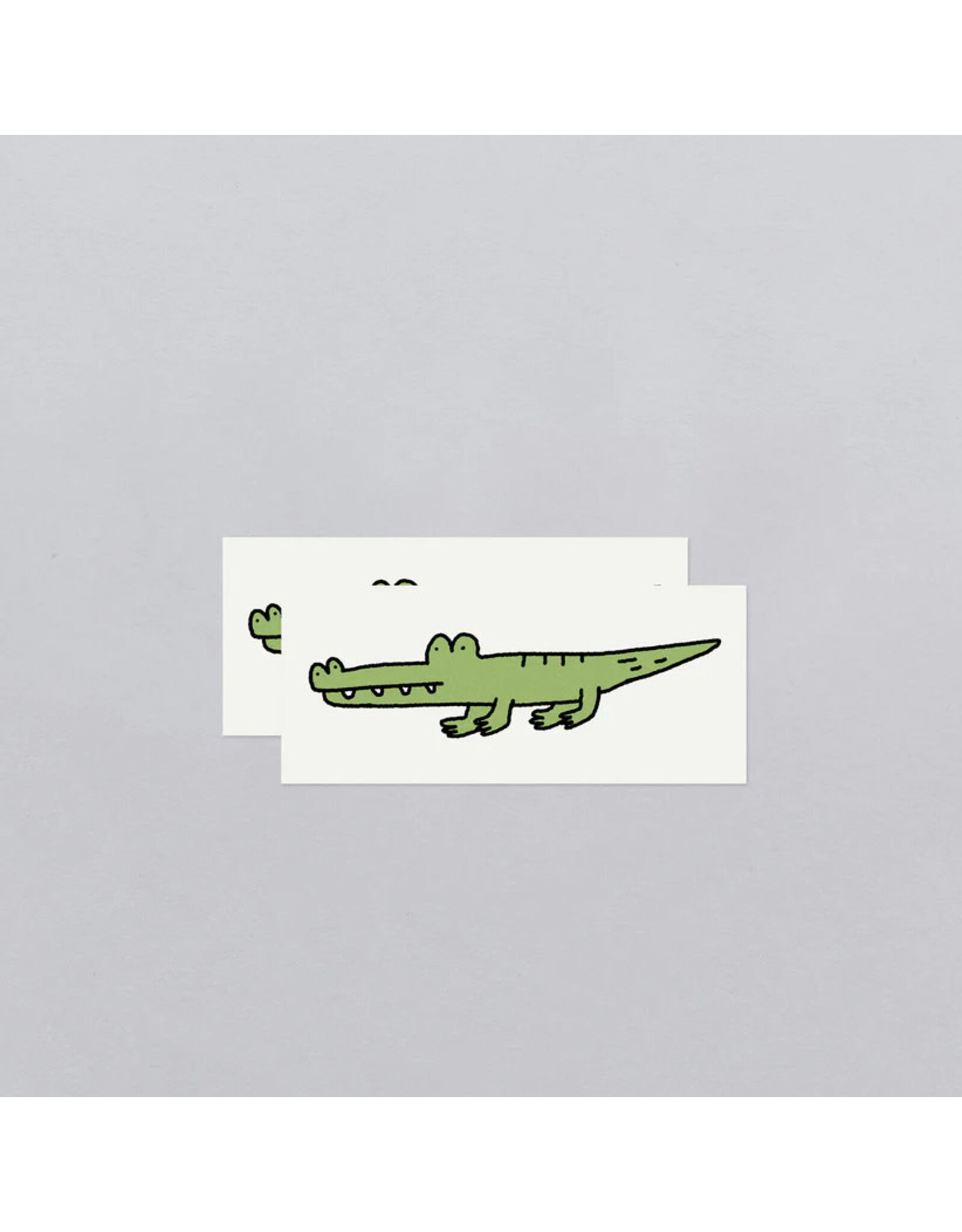 Tattly Mr. Alligator Tattoo Pair