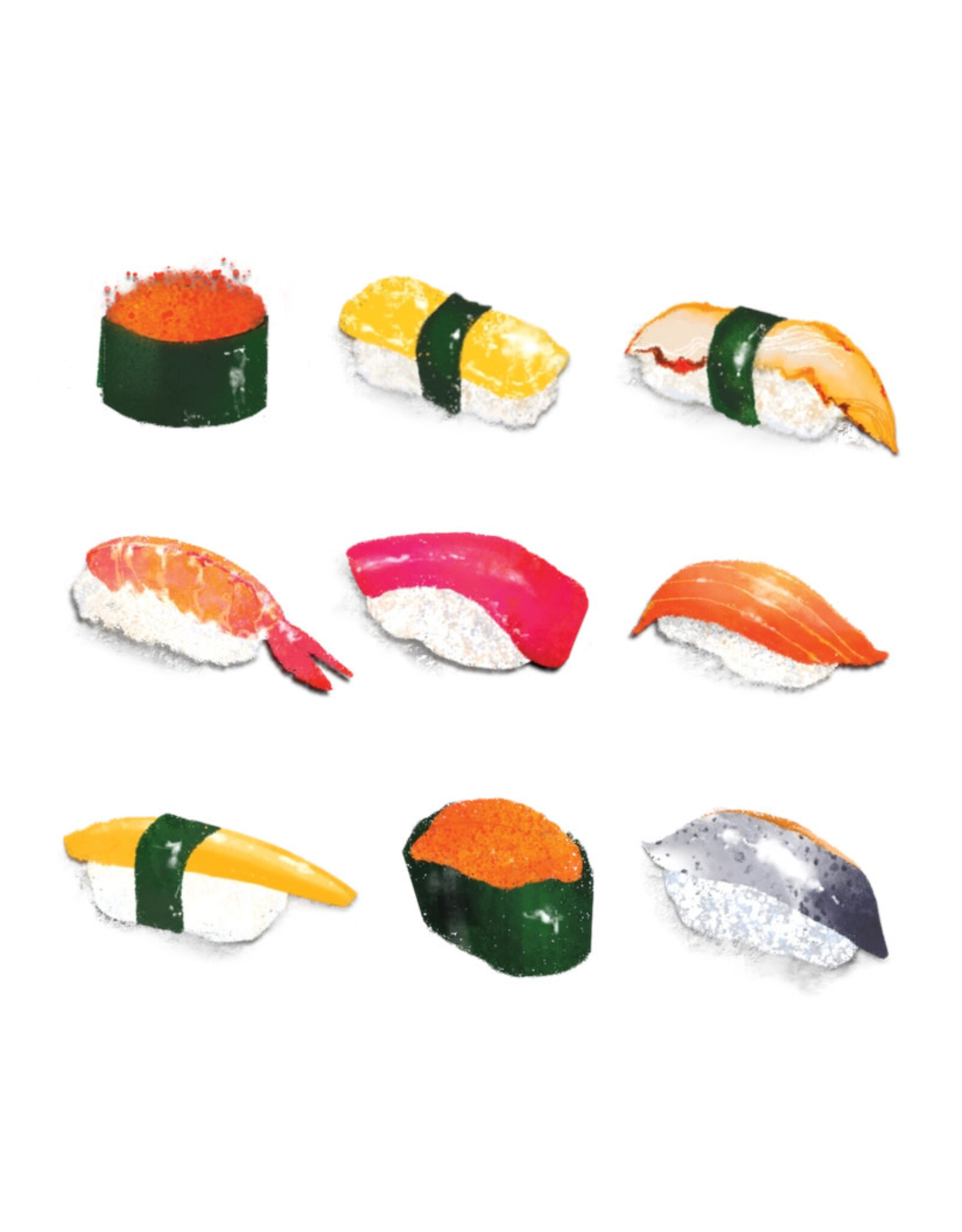 Tattly Sushi Platter Tattoo Pair