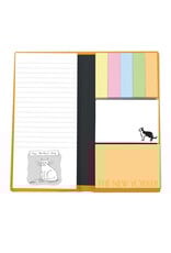 The New Yorker Cats Notefolio Notepad with Sticky Notes