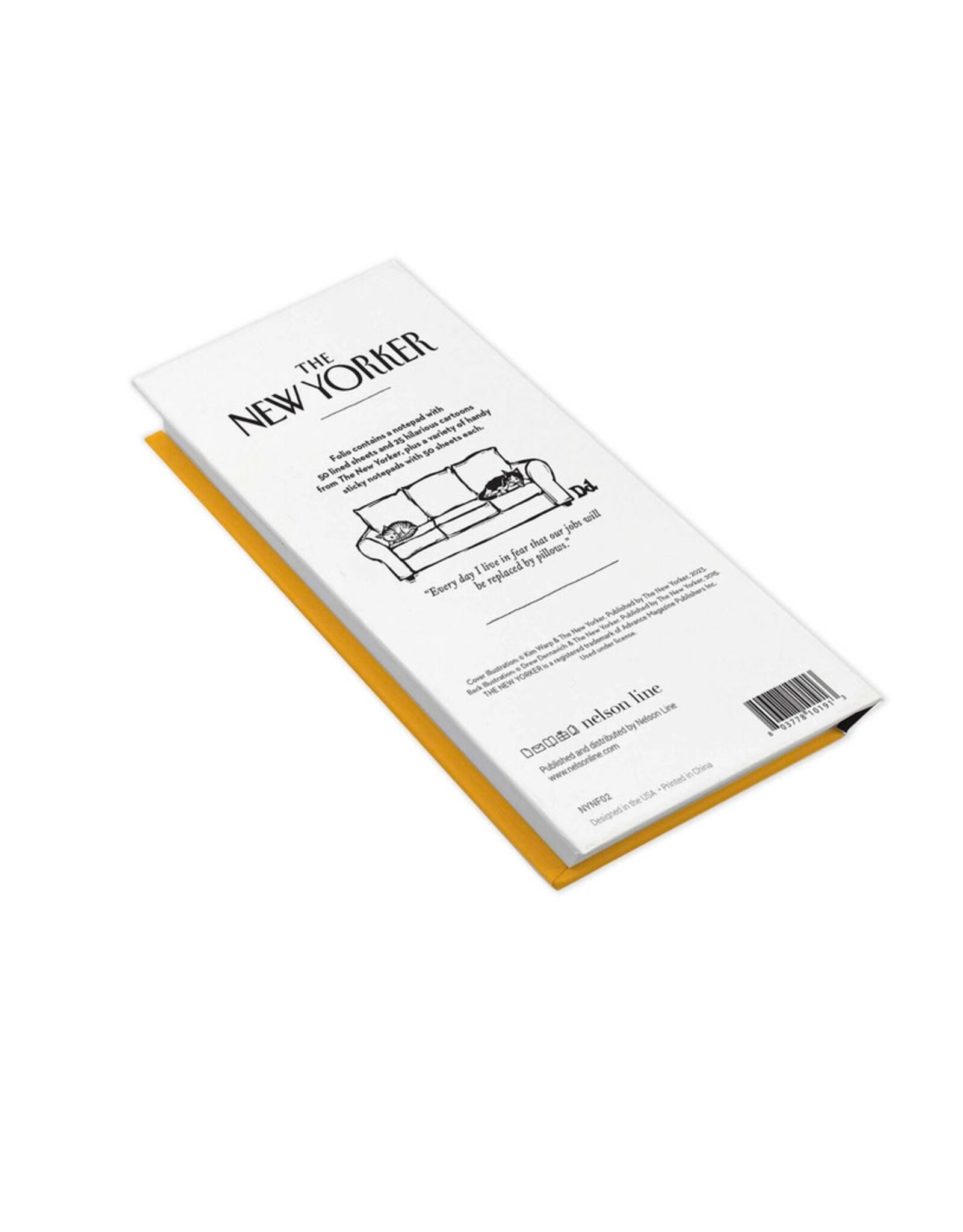 The New Yorker Cats Notefolio Notepad with Sticky Notes