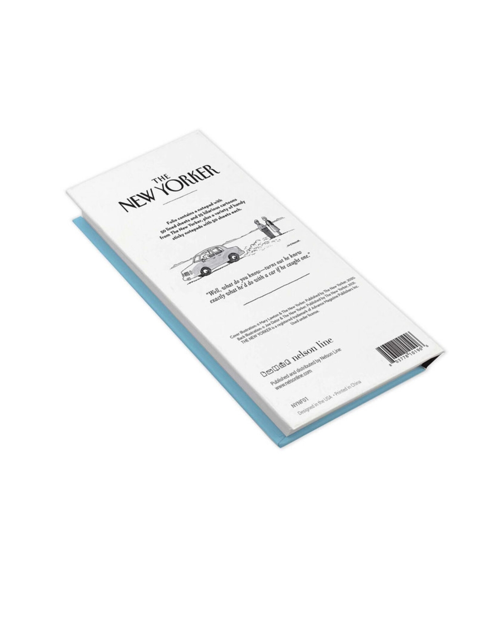 The New Yorker Dogs Notefolio Notepad with Sticky Notes
