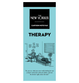The New Yorker Therapy New Yorker Cartoon Notepad 3½ x 8½ in.