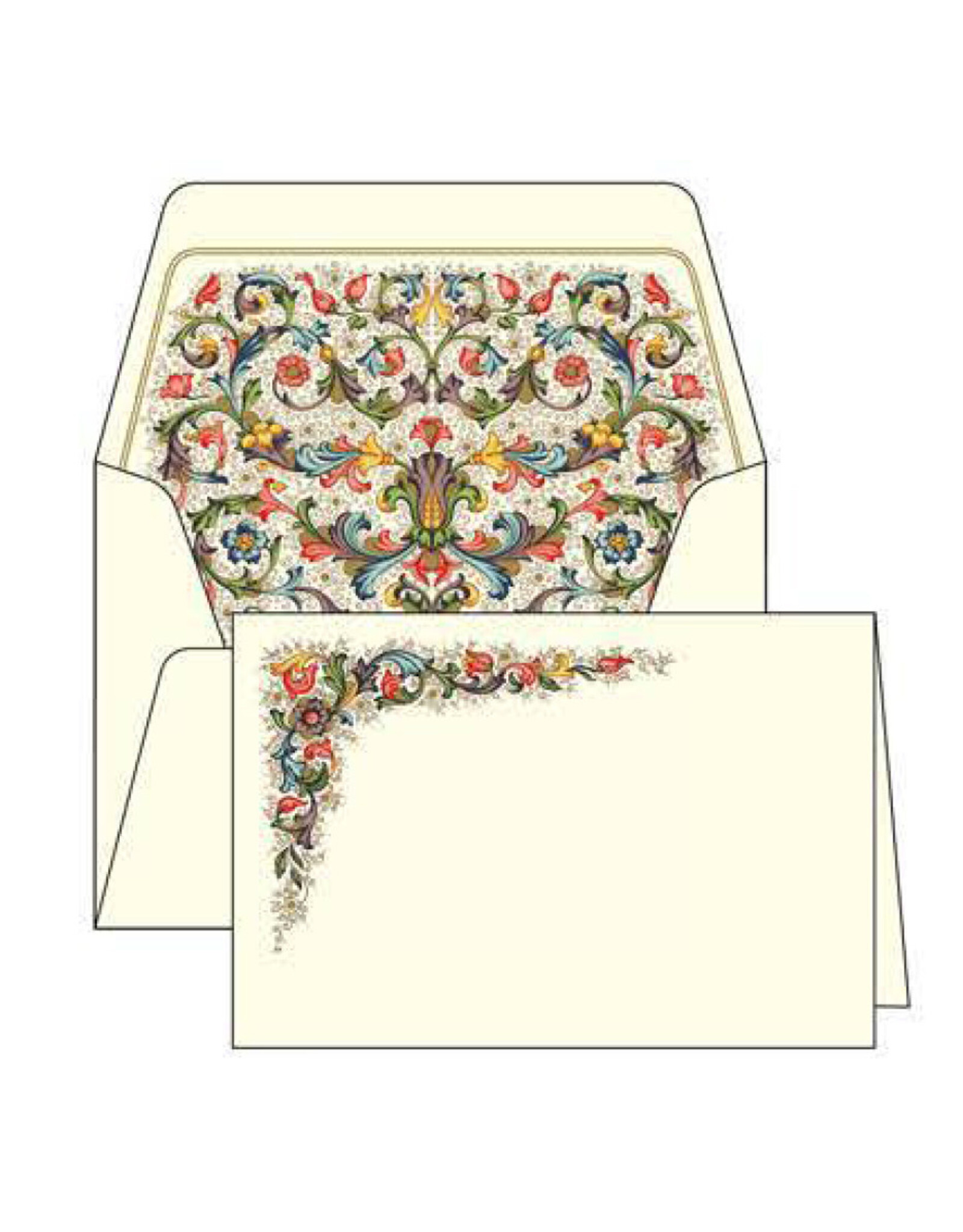 Rossi Fiorenza Stationery Box of 10 Notecards