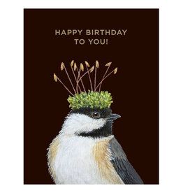 Hester & Cook Birthday Chickadee A2 Notecard