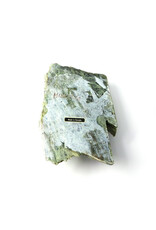British Columbia Jade Paperweight with Hematite Bears and Salmon