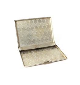 Mid-Century Cigarette Case with Scales Pattern