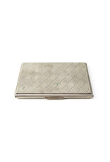 Mid-Century Cigarette Case with Scales Pattern