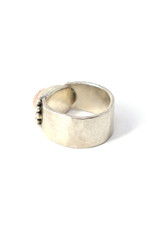 Boulder Opal Pink Stone Ring