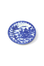 Small Vintage Blue Willow Porcelain Plate
