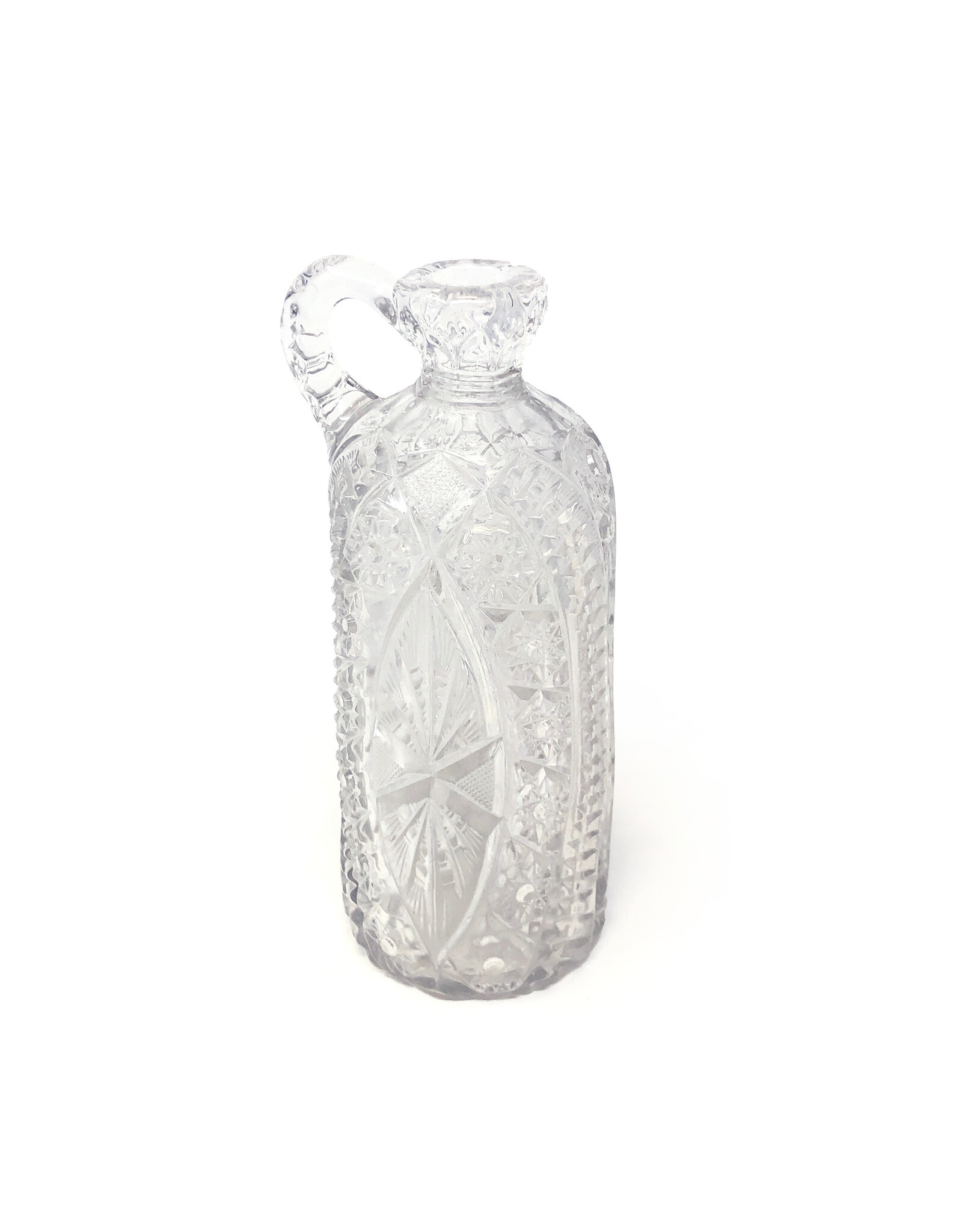 Antique Cut Glass Whiskey Jug