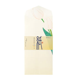 Midori Spring Flower White Four Designs Envelope 158