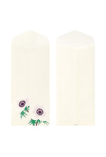 Midori Spring Flower White Four Designs Envelope 158