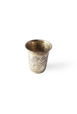 Tumbler Czarist Russia with House Etchings