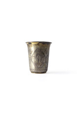 Tumbler Czarist Russia with House Etchings