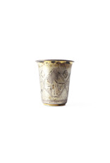 Tumbler Czarist Russia with House Etchings