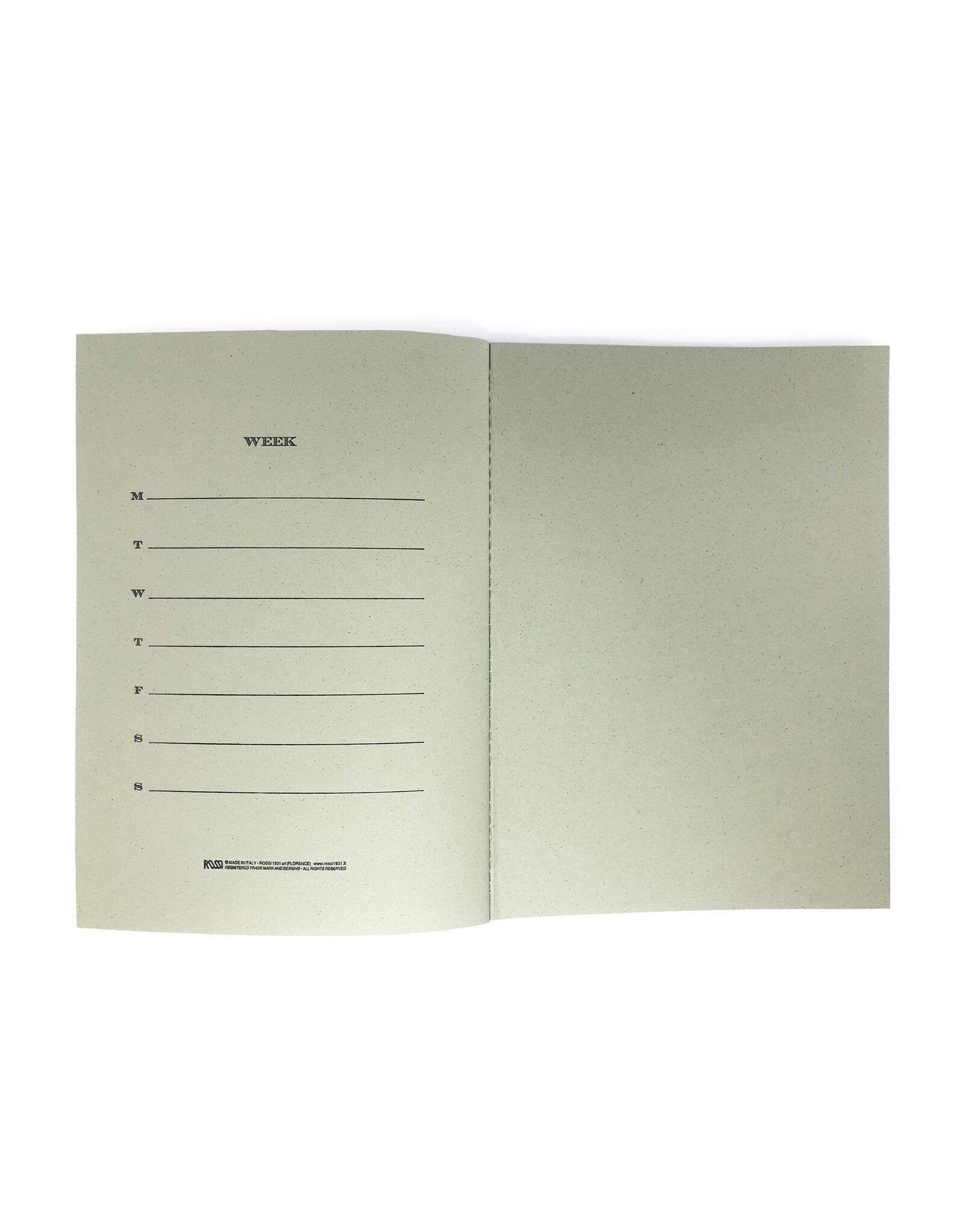 Rossi Kiwi Old Style Stitched Notebook