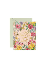 Rifle Paper Co. Best Mom in the World A2 Mother's Day Notecard  GCHM27