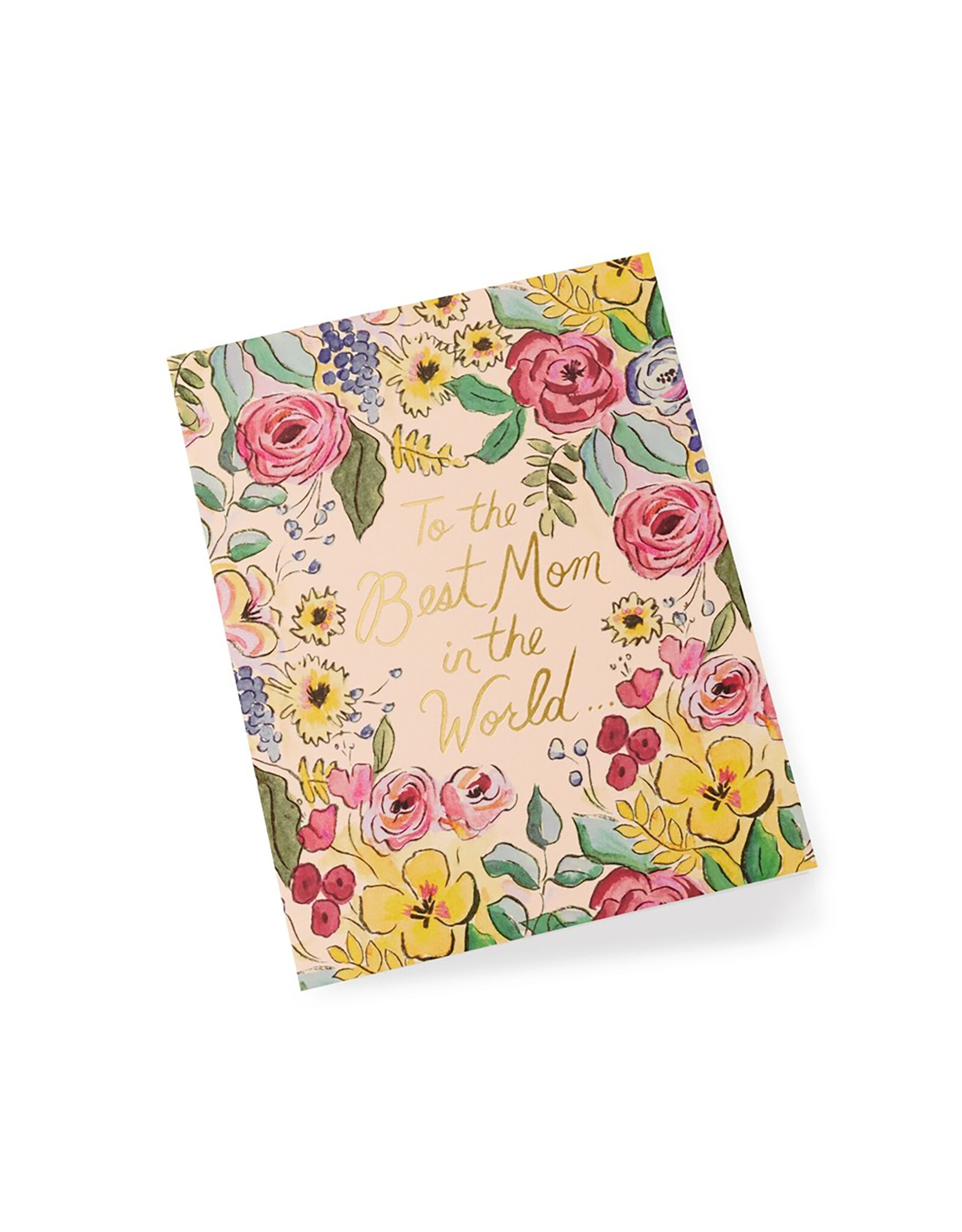Rifle Paper Co. Best Mom in the World A2 Mother's Day Notecard  GCHM27