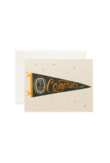 Rifle Paper Co. Congrats Pennant A2 Card  GCM193