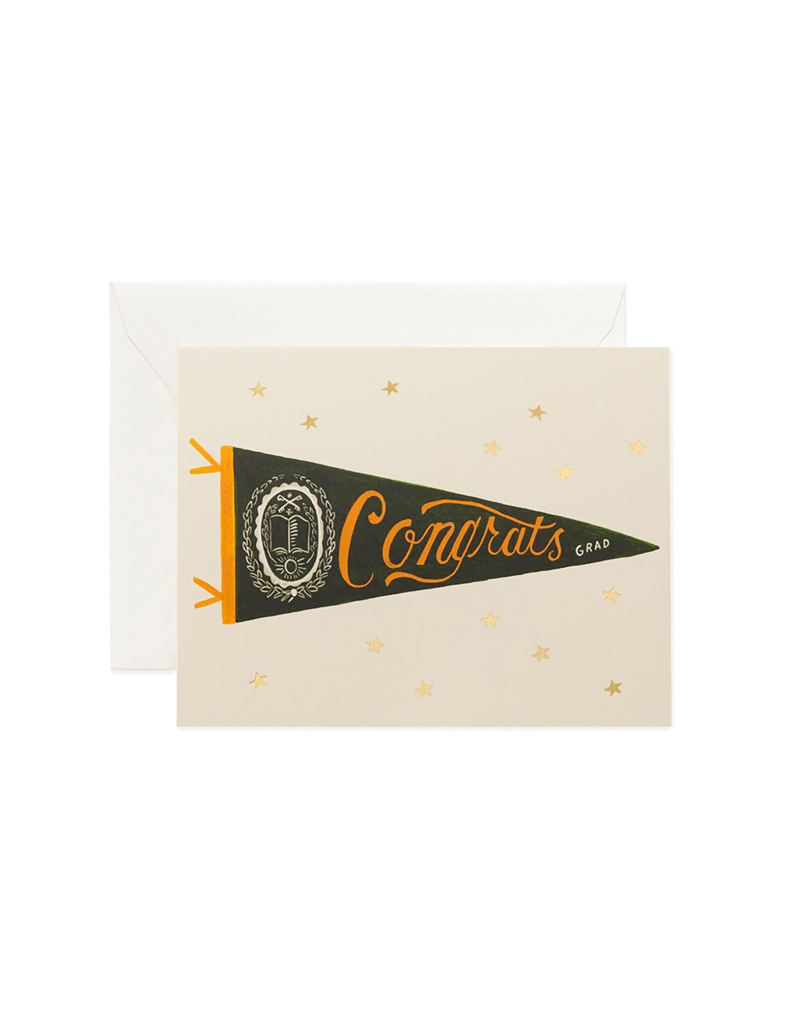 Rifle Paper Co. Congrats Pennant A2 Card  GCM193