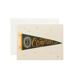 Rifle Paper Co. Congrats Pennant A2 Card  GCM193