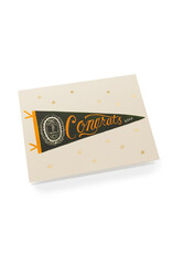 Rifle Paper Co. Congrats Pennant A2 Card  GCM193
