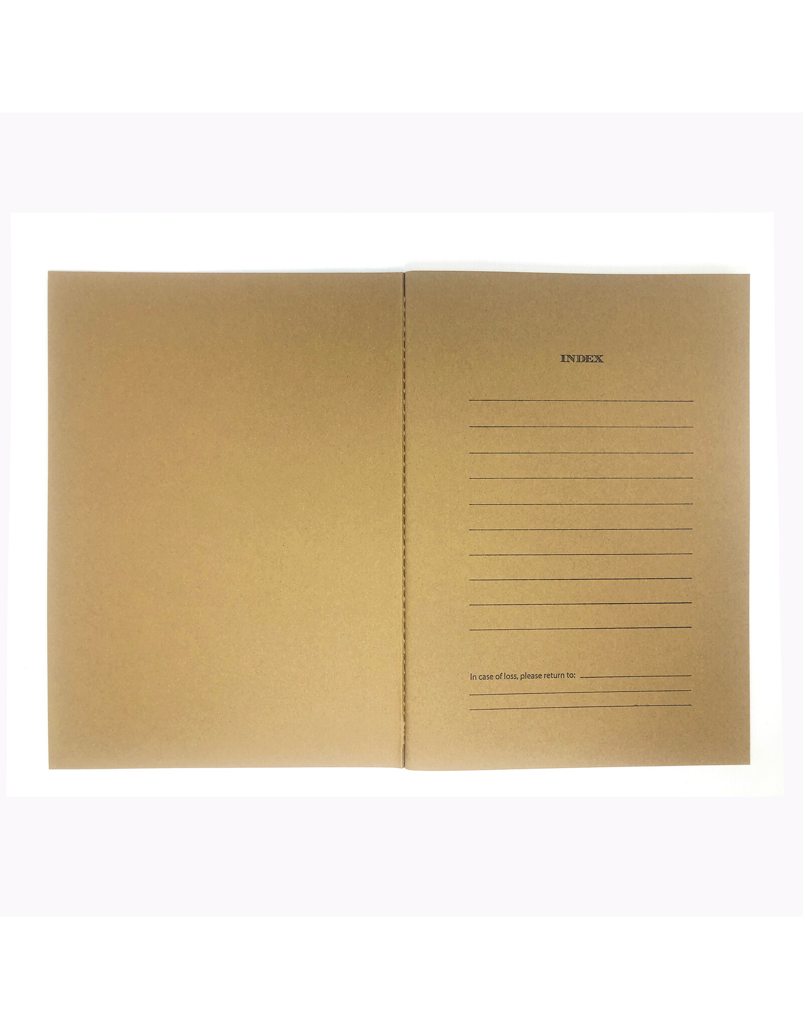 Rossi Hazelnut Old Style Stitched Notebook