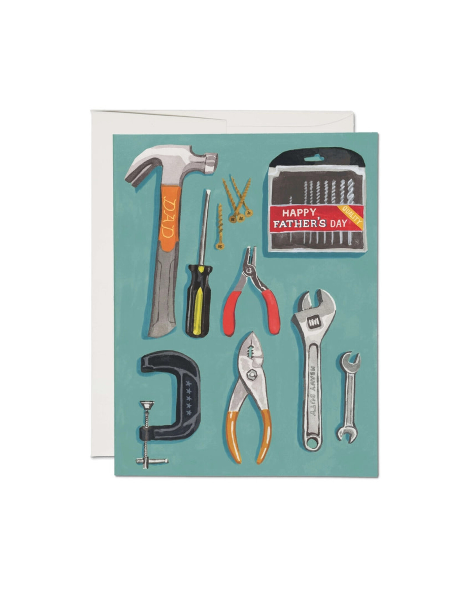 Red Cap Cards Handy Dad Father's Day A2 Greeting Card
