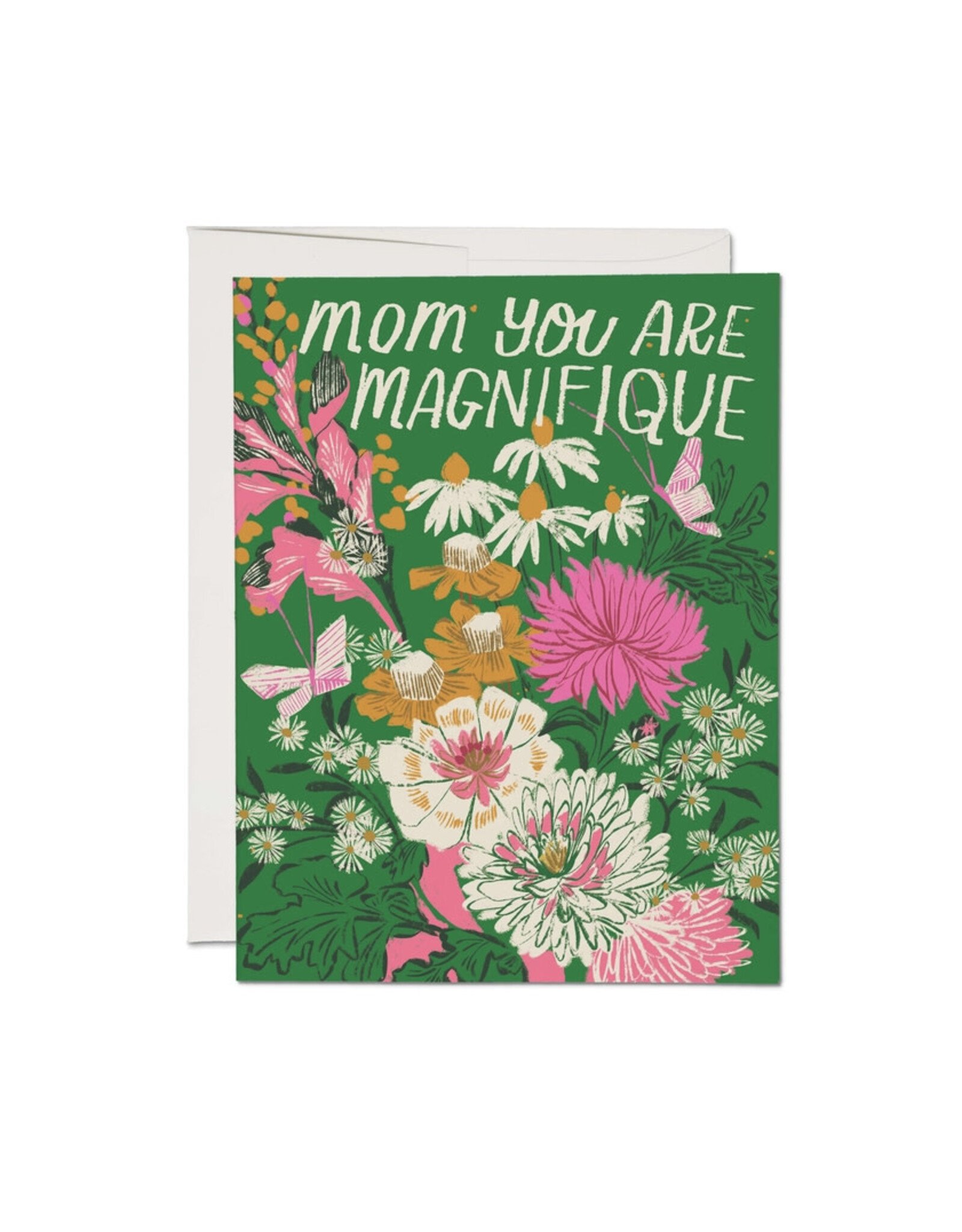 Red Cap Cards Magnifique Mom A2 Greeting Card  DYL3039