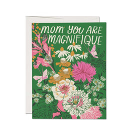 Red Cap Cards Magnifique Mom A2 Greeting Card