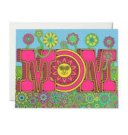 Red Cap Cards Mom Blooms Mother's Day A2 Greeting Card  NOL2200