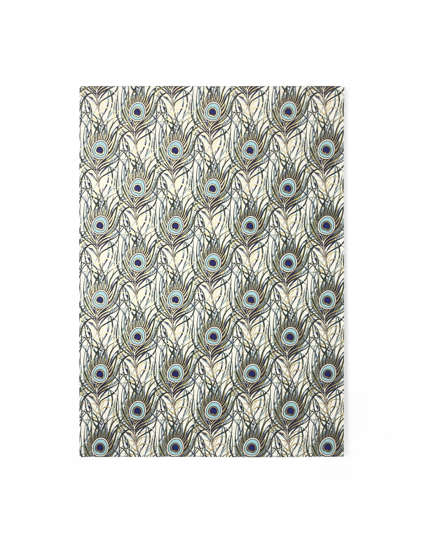 Rossi Peacock Feathers Blank A4 Notepad