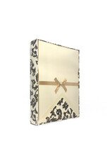 Rossi Writing Sheets and Lined Envelopes Box of 10 Traditional Florentine Black