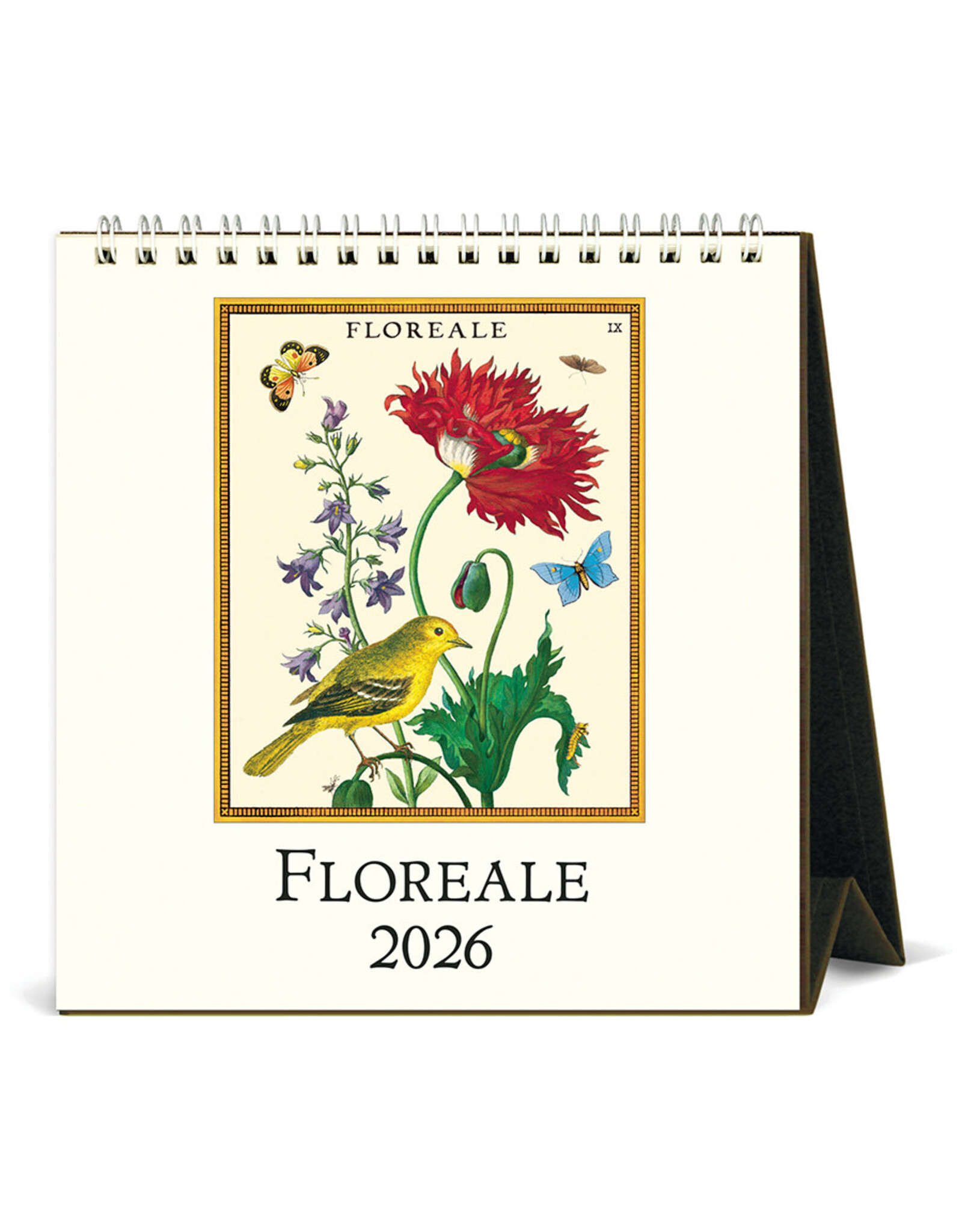 Cavallini Papers & Co. 2026 Desk Calendar Floreale