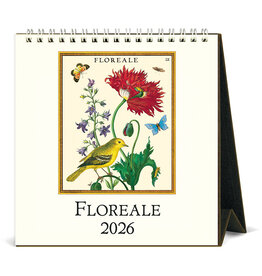 Cavallini Papers & Co. 2026 Desk Calendar Floreale