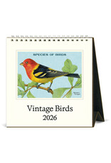 Cavallini Papers & Co. 2026 Desk Calendar Birds