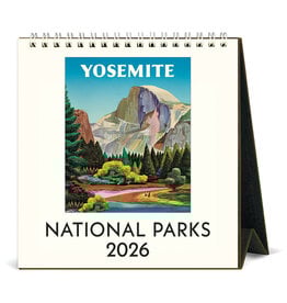 Cavallini Papers & Co. 2026 Desk Calendar National Parks