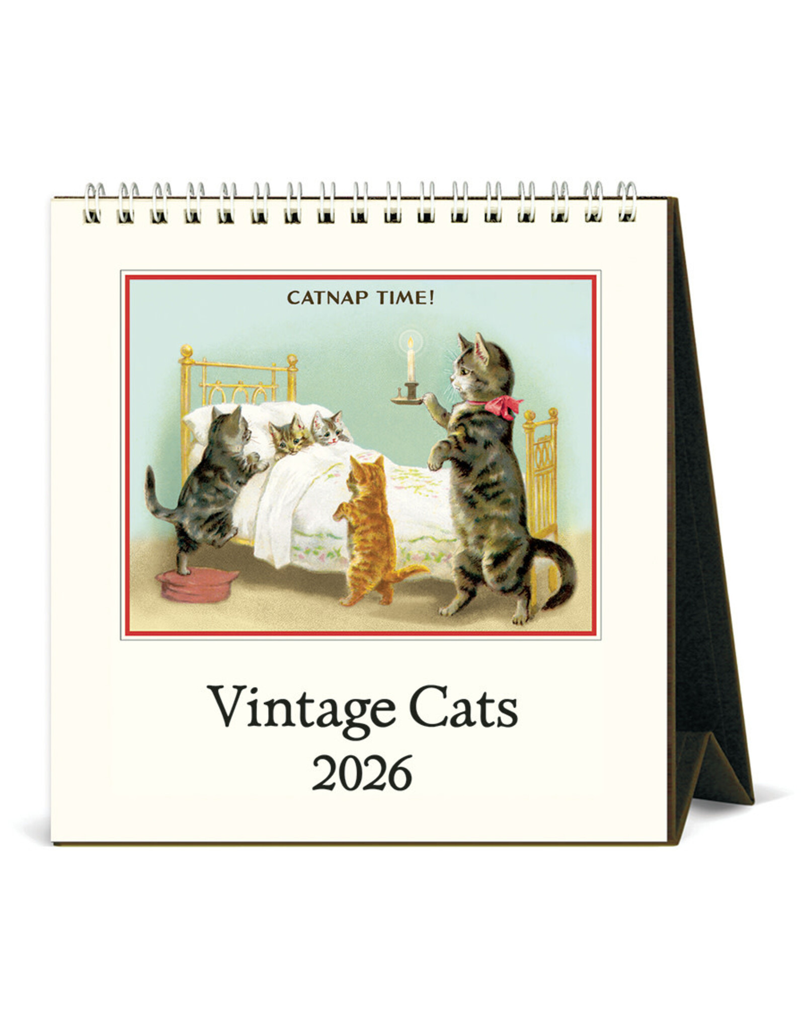 Cavallini Papers & Co. 2026 Desk Calendar Cats